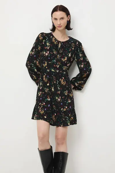 Šaty Medicine černá barva, mini