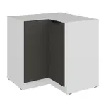 Spodní rohová skříňka Aria 90x90 DN 2F BB Barva korpusu: Bílá, Barva dvířek: GR - Graphite AFM