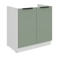 Spodní skříňka pod dřez Aria 80 ZL 1S BB - Premium Box Barva korpusu: Bílá, Barva dvířek: SA - Aquamarine AFM