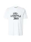 KARL LAGERFELD JEANS Tričko  čierna / biela