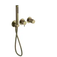 Sapho Ultratap - Baterie pod omítku, 3-otvorová instalace, s tělesem, s příslušenstvím, matná zlatá UT045TG