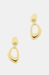 Pozlacené stříbrné náušnice Answear.LAB