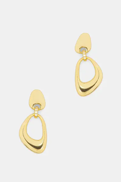 Pozlacené stříbrné náušnice Answear.LAB