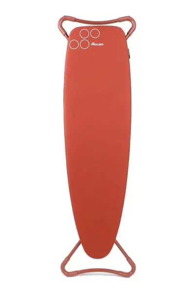 Skládací žehlicí prkno Rolser Centro Planchado K-Surf 148,5 x 45,5 cm červená barva