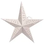 Závěsná dekorace hvězda o60cm 10 led mix 47379