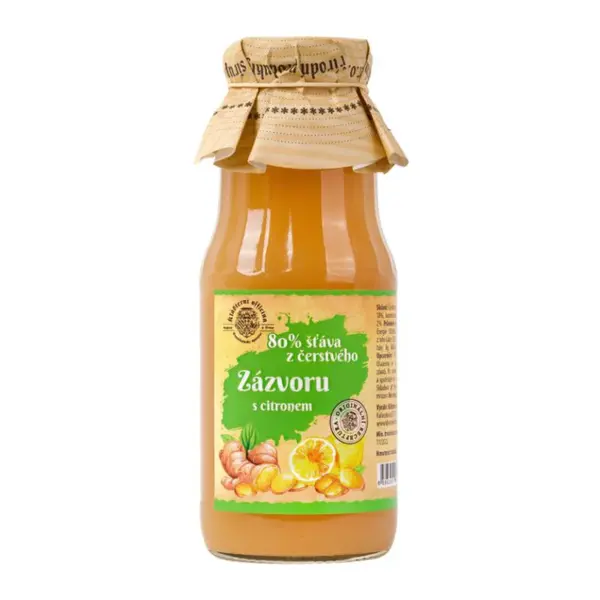 Klášterní officína Šťáva z čerstvého zázvoru s citronem 300 g