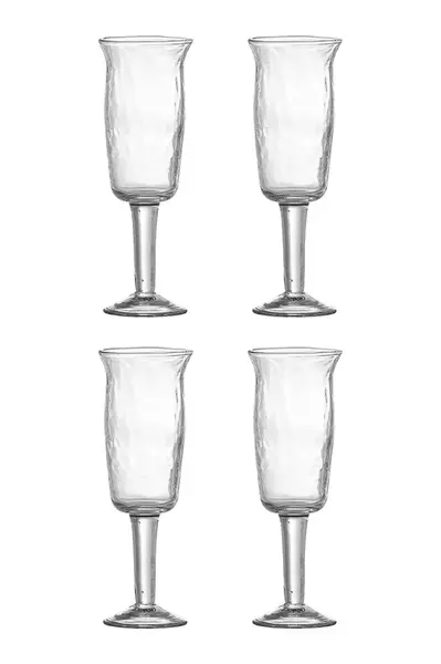 Sada sklenic na víno Bloomingville Asha 125 ml 4-pack průhledná barva