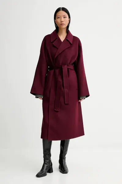 Kabát s příměsí vlny Calvin Klein