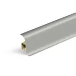 Lišta soklová Naturel sivá , PVC dĺžka 250 cm, výška hrany 56 mm, NATNGF003