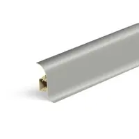 Lišta soklová Naturel sivá , PVC dĺžka 250 cm, výška hrany 56 mm, NATNGF003