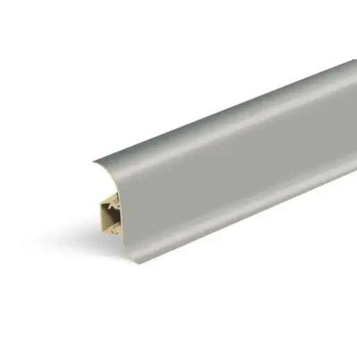 Lišta soklová Naturel sivá , PVC dĺžka 250 cm, výška hrany 56 mm, NATNGF003