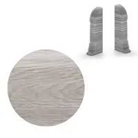 Koncovka k soklu Naturel Gladstone sivý , PVC dĺžka 0,5 cm, výška hrany 56 mm, NATNGTKG8