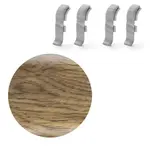 Spojka k soklu Naturel dub Argos , PVC dĺžka 0,5 cm, výška hrany 56 mm, NATNGTFE3