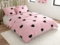 Bavlnené obliečky CORAZON BLEND ružové Rozmer obliečky: 70 x 90 cm | 140 x 220 cm