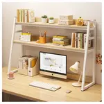 Multifunkčná 3poschodová polica VERTEX biela/dub