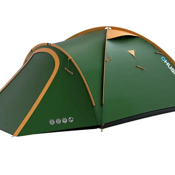 Husky Bizon 3 Classic zelená Kempingový stan pro 3 osoby