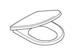 Grohe - WC sedátko, SoftClose, alpská bílá 42468000