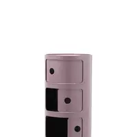 Stolek s úložným prostorem Componibili 4967, 3 úložné díly, více barev - Kartell Barva: Světle fialová