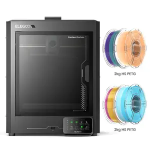 Elegoo Centauri Carbon 3D Printer + 4kg HS PETG Filament - Orange-White/Blue-White/Pink-Yellow/Green-Purple