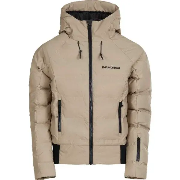 FUNDANGO ZINA PADDED JACKET Dámská lyžařská bunda, béžová, velikost