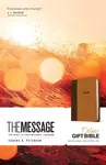 Message Deluxe Gift Bible, Brown - Eugene H. Peterson