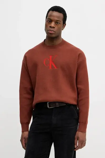 Svetr s příměsí kašmíru Calvin Klein Jeans