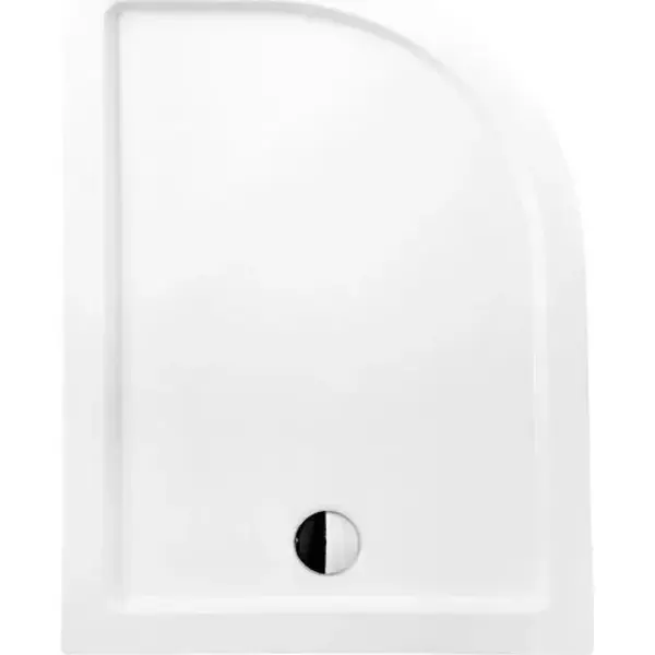 Vanička čtvrtkruhová Saturn 120/90/4/16 levá