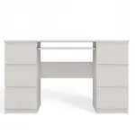 Psací stůl Kuba bílá/antracit