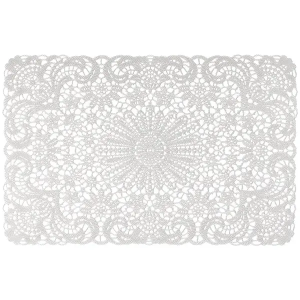 Podložka pod tanier Lace, 45x30 cm biela ar-mata-lace-bial