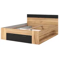 Postel Beta 91 160x200 dub mauvella/černá