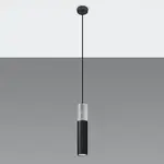 Závesná lampa Pennala 1 čierna