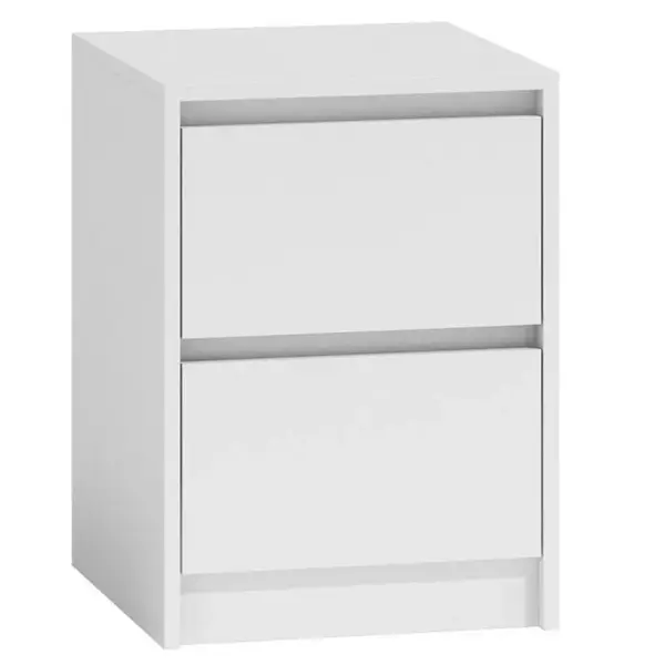 Nočny stolík Karo K2 Biely Mat