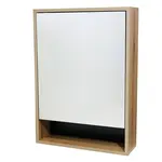 KÚPEĽŇOVÁ ZRKADLOVÁ SKRINKA NOVA 60 DUB EVOKE