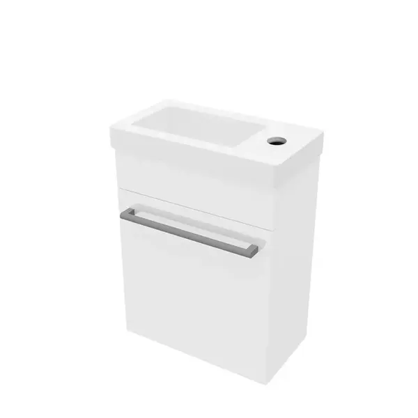 Kúpeľňová zostava Laura D40 1D bianco lucido