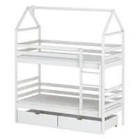 Posteľ Domček Alex 80x160 white