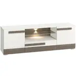 TV Stolek Blanco 165 cm, borovice sněžná / new grey