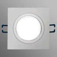 Stropné bodové svietidlo LED biela matná štvorec