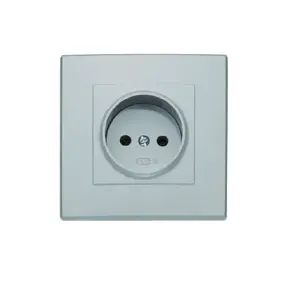 Zásuvka bez uzemnenia popolavý  GP-1L