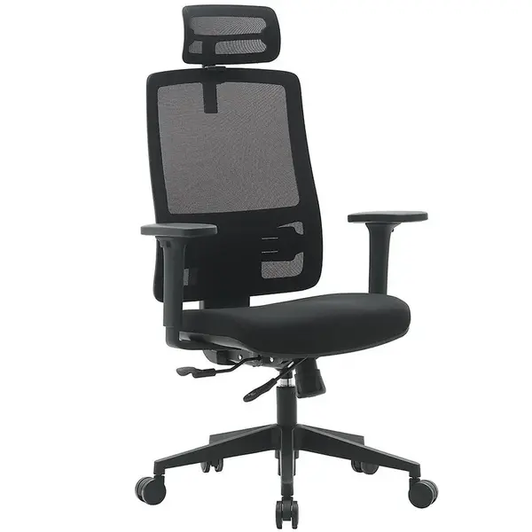 Otočné kreslo Popstar Mesh Lux čierna