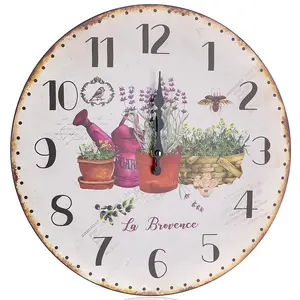 Hodiny nástěnné Lavender 34cm