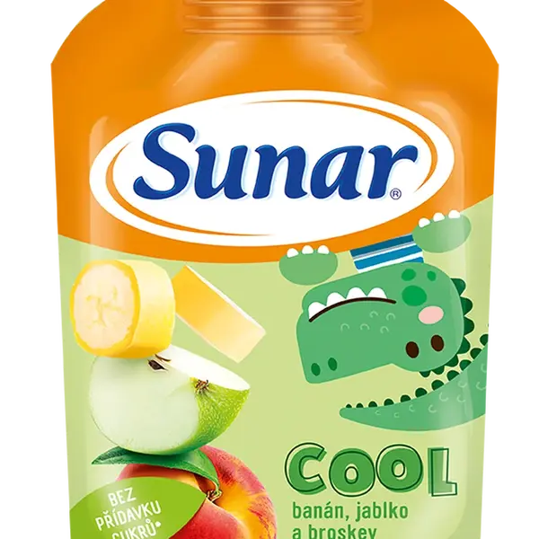 Sunar Cool ovoce Broskev, jablko, banán kapsička 120 g