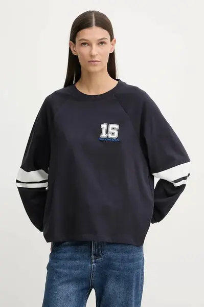 Bavlněné tričko s dlouhým rukávem Marc O'Polo