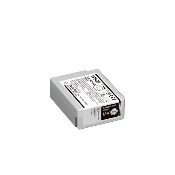 Epson SJIC42P-MK C13T52M540 pro ColorWorks, matná černá (matte black) originální cartridge