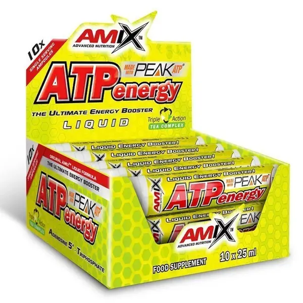 Amix Nutrition ATP Energy Liquid 10x25ml - pomeranč