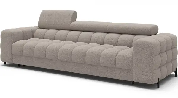 Trojmístná rozkládací pohovka festello - šedá - baffix 03