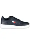Tommy Hilfiger Men's Brand Logo Lace-up Non-Slip Sole Casual Navy Blue Sneaker