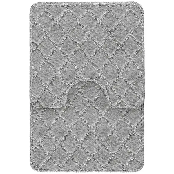 Sada koupelnových koberečků. 2 kusy Luxor světle šedá