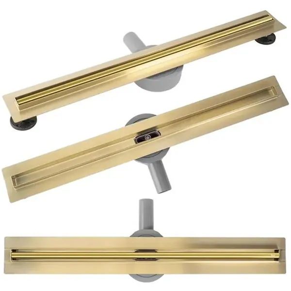 Odtokový žlab Neox Slim Pro 900 zlatý
