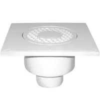 Odtoková Mřížka Přímá FI 50  bílá sítko plast KRA019