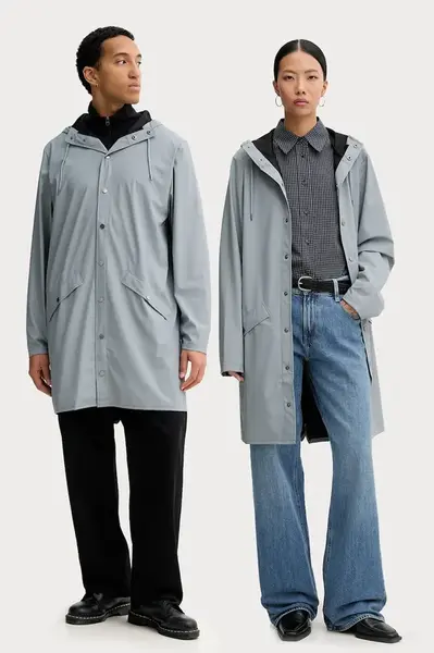 Nepromokavá bunda Rains 12020 Long Jacket W3